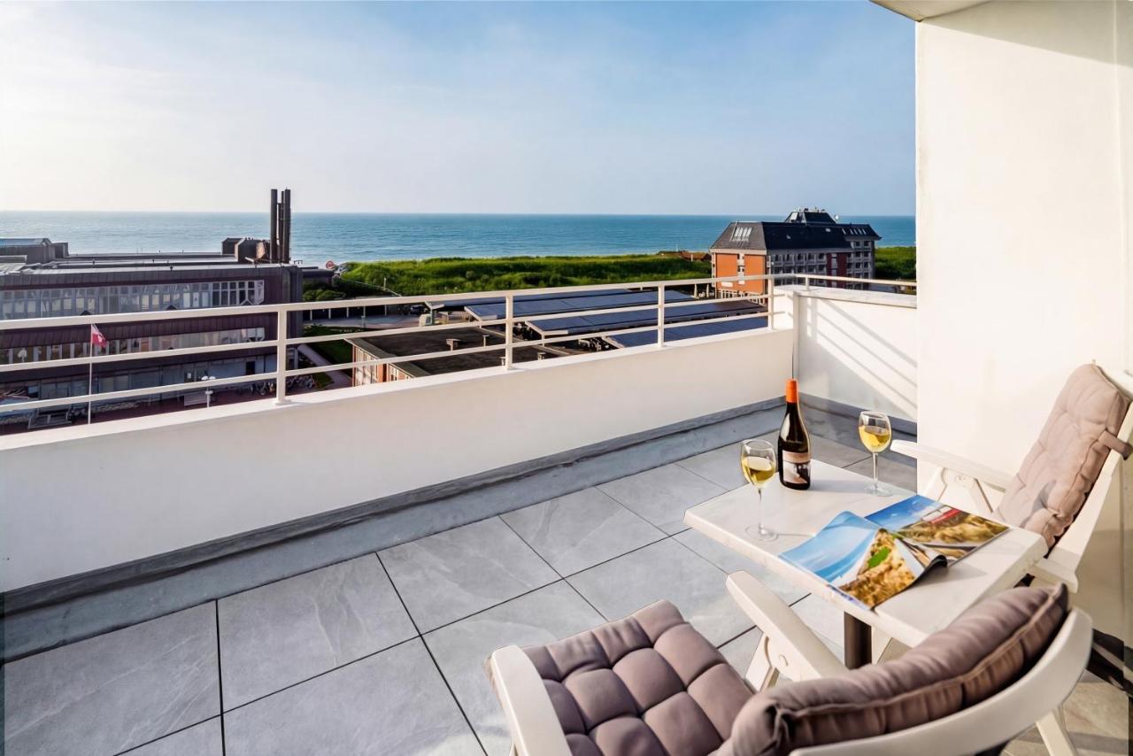 Balkon mit Meerblick im Hotel Wiking Sylt